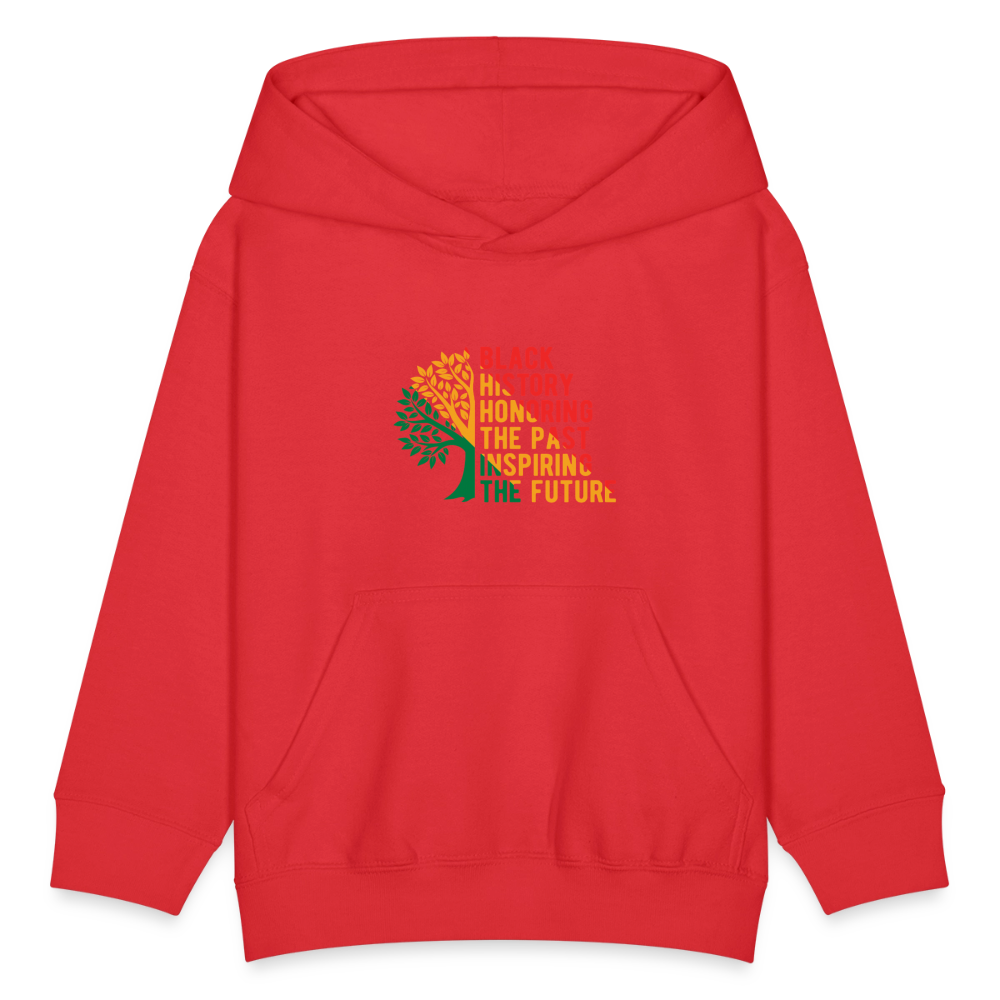 Black History - kids hoodie - red
