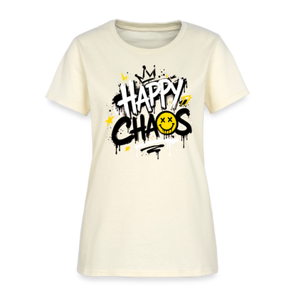 Happy Chaos - Graffiti Women's T-Shirt - off white