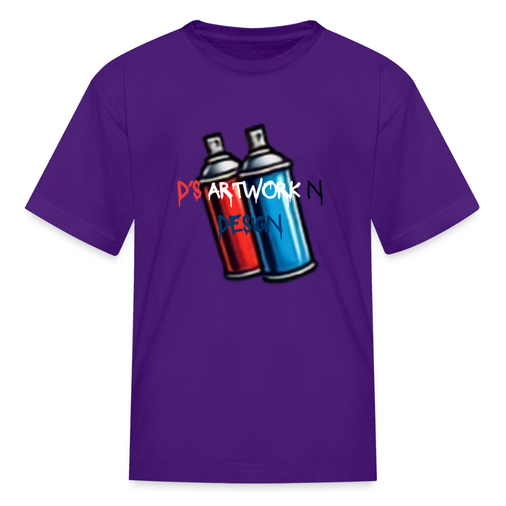 Spray Paint Can - Kids' T-Shirt - purple
