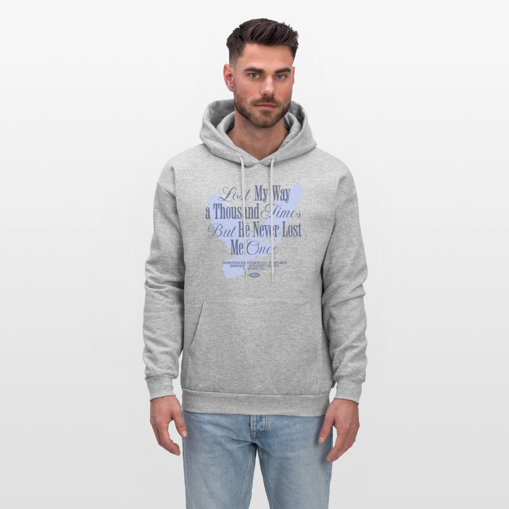 God is with Us - Men's Hoodie - heather gray