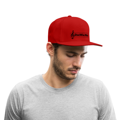 DeeWise Music - Snapback Baseball Cap - red