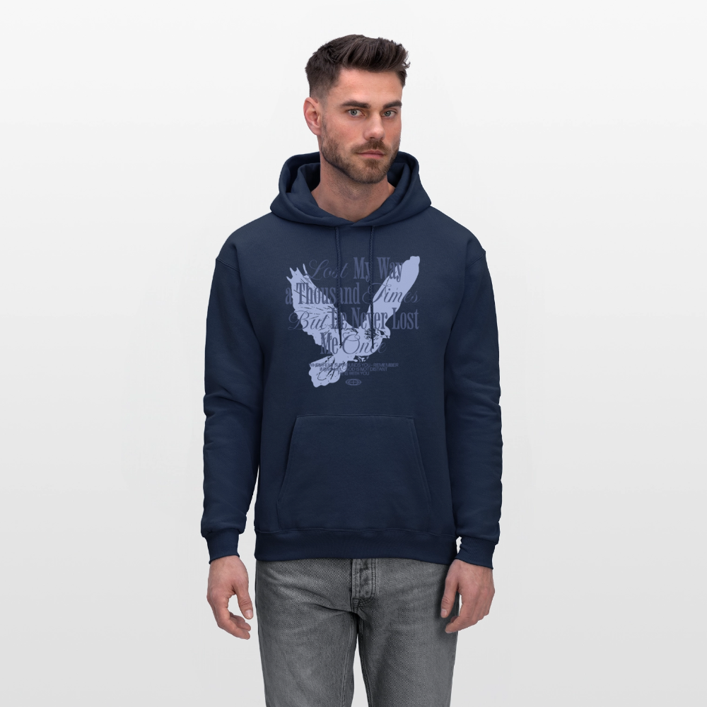God is with Us - Men's Hoodie - navy