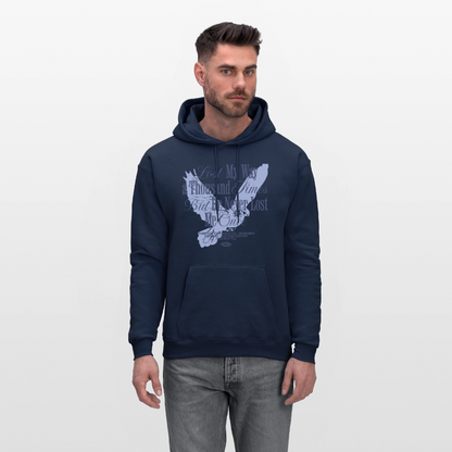God is with Us - Men's Hoodie - navy