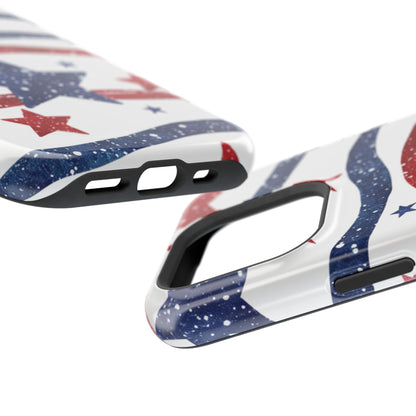 Stars & Stripes Design Impact-Resistant Phone Case