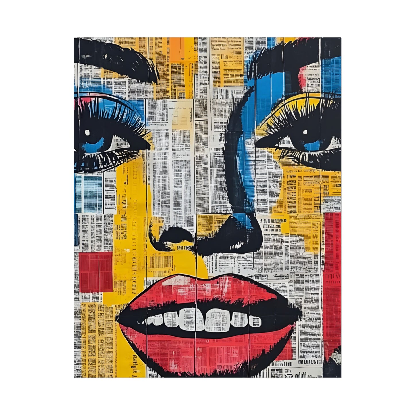 Poster Wall Art - Retro Pop Culture Woman 18 Comic Book Style