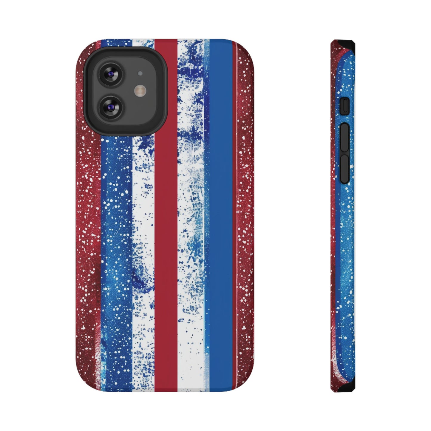 Patriotic Stripes Impact-Resistant Phone Case