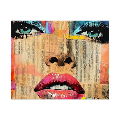 Retro Pop Culture Woman 12 , wall art, Art lovers poster