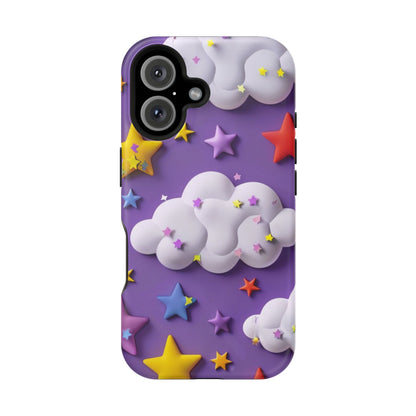 Colorful Cloud & Star Phone Case