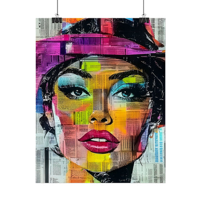 Retro Pop Culture Woman 9 - Wall Art, Retro Art