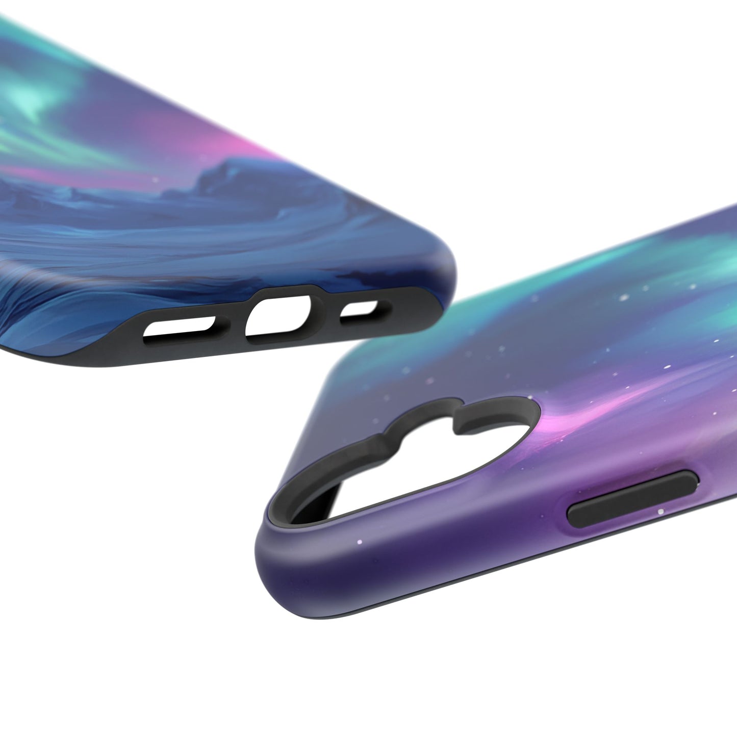 Aurora Borealis Impact-Resistant Phone Case - Colorful Northern Lights Design-2