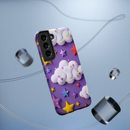 Colorful Cloud & Star Phone Case