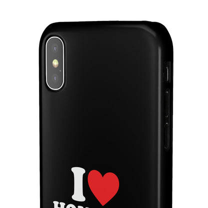 I Love Houston Snap Case Phone Cover