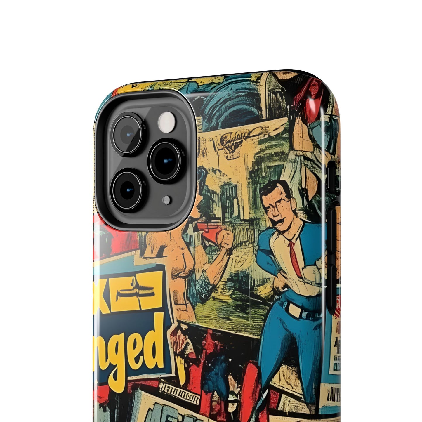 Vintage Comic - Tough Phone Cases, Superhero Phone Covers