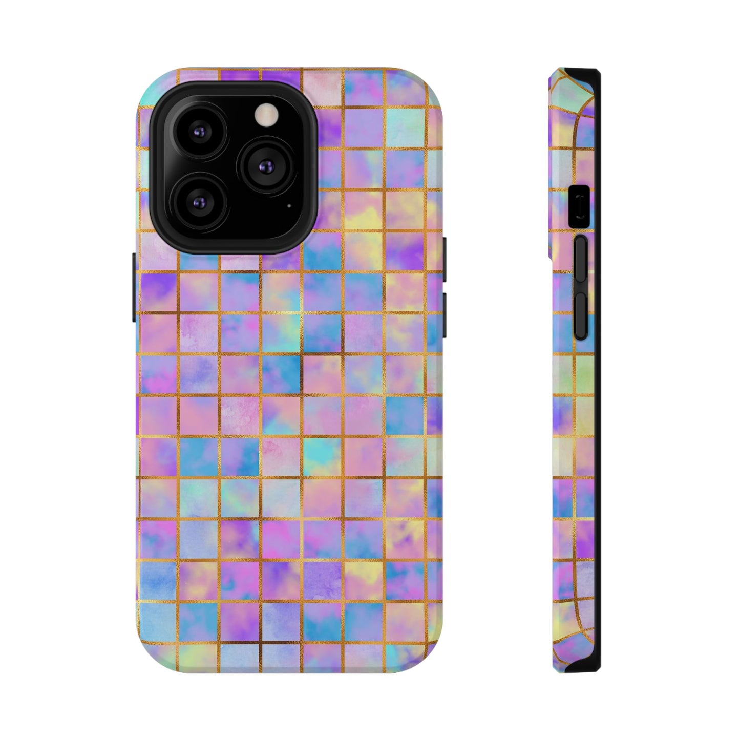 Colorful Mosaic Impact-Resistant Phone Case