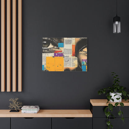 Canvas Wall Art -  Retro Pop Culture woman 4
