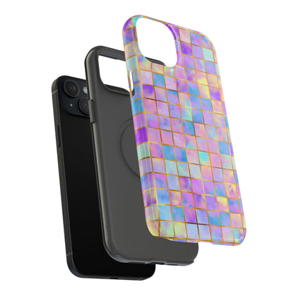 Colorful Mosaic Impact-Resistant Phone Case