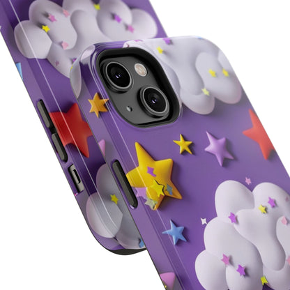 Colorful Cloud & Star Phone Case