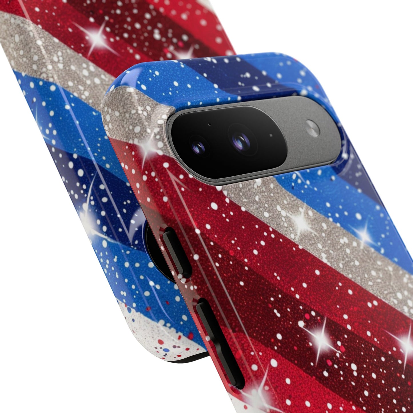 Glittery Patriotic Phone Case - Tough Cases