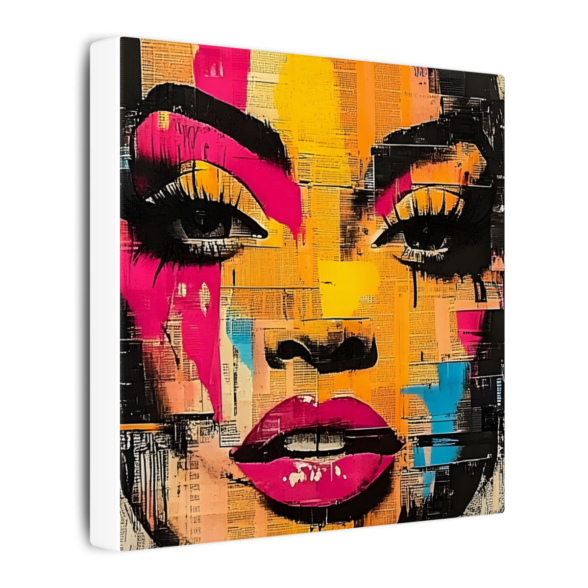 Canvas Wall Art - Retro Pop Culture Women 1