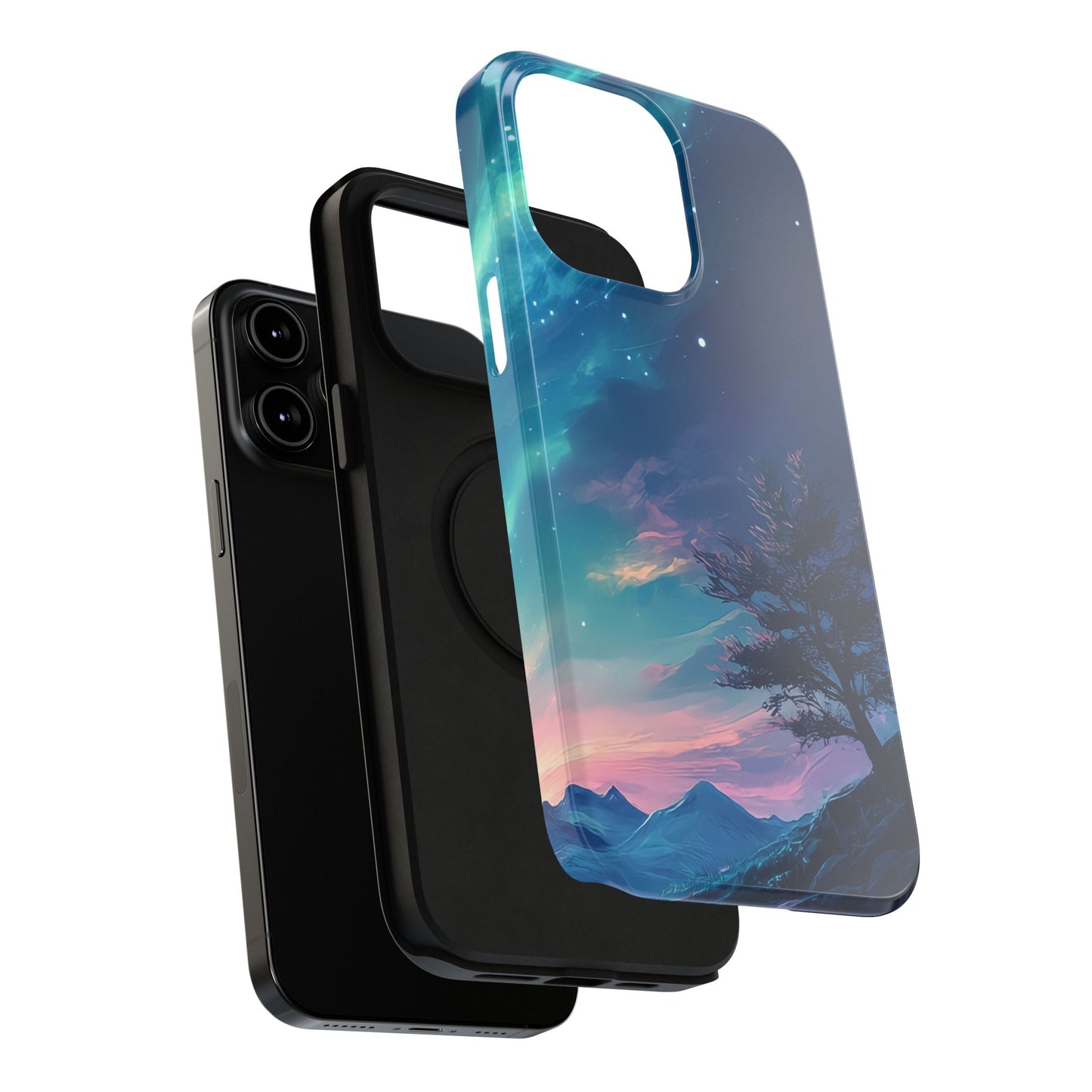 Stunning Galaxy Tree Impact-Resistant Phone Case