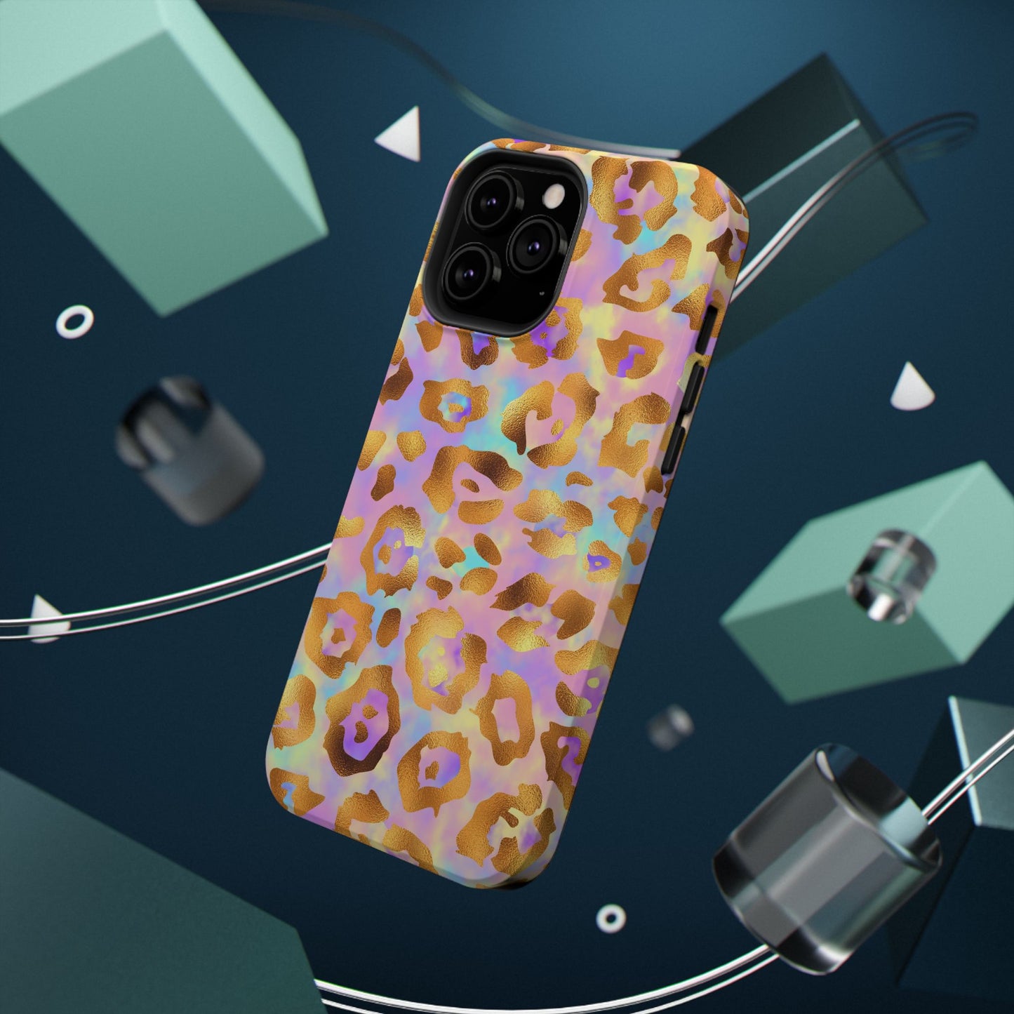 Leopard Print Impact-Resistant Phone Case