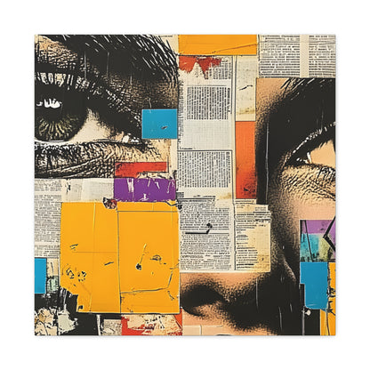 Canvas Wall Art -  Retro Pop Culture woman 4