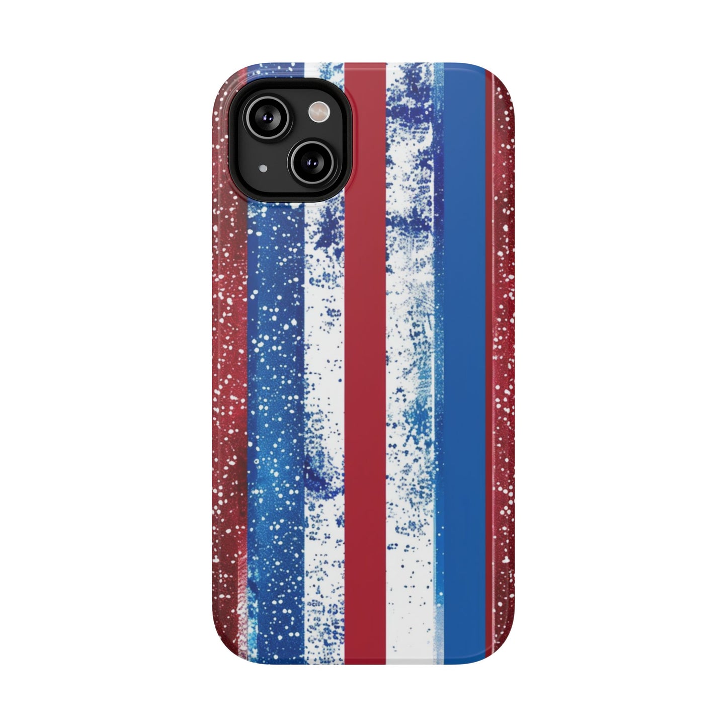 Patriotic Stripes Impact-Resistant Phone Case