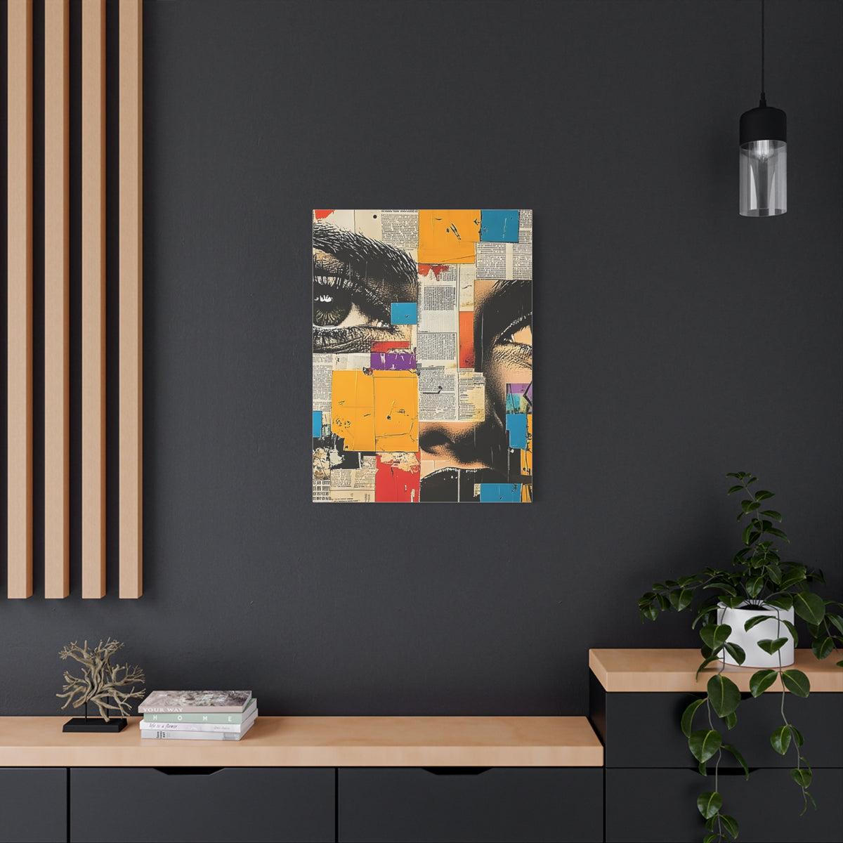 Canvas Wall Art -  Retro Pop Culture woman 4