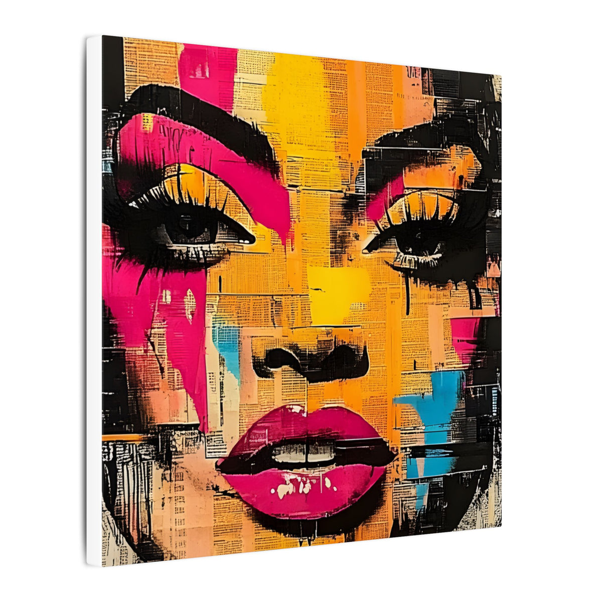 Canvas Wall Art - Retro Pop Culture Women 1