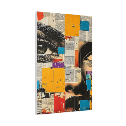 Canvas Wall Art -  Retro Pop Culture woman 4