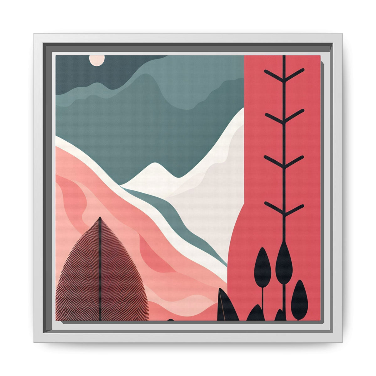 Matte Canvas, Framed (Multi-color)