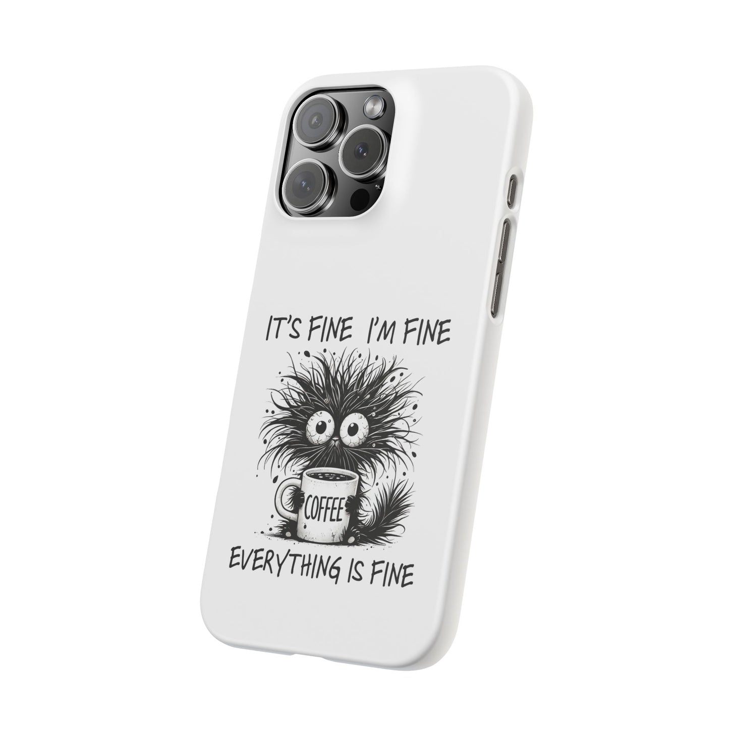 Funny Cat  - Slim phone Case