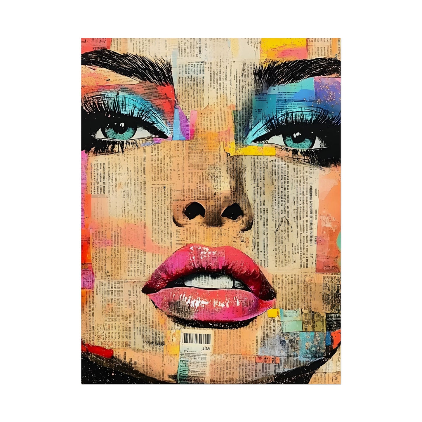 Retro Pop Culture Woman 12 , wall art, Art lovers poster