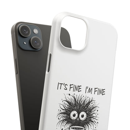 Funny Cat  - Slim phone Case