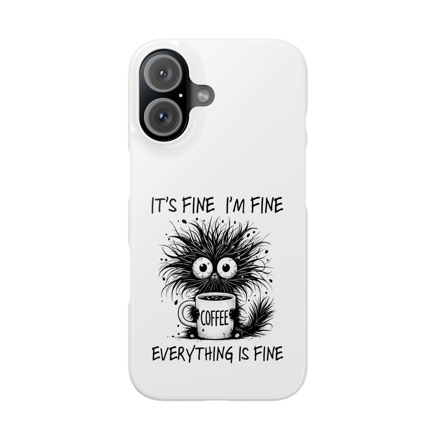 Funny Cat  - Slim phone Case
