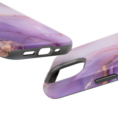 Elegant Purple Marble iPhone Case