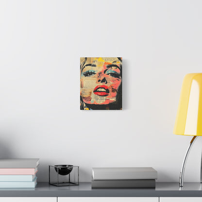 Pop Art Marilyn Monroe Canvas Print — Stretched Matte Wall Art