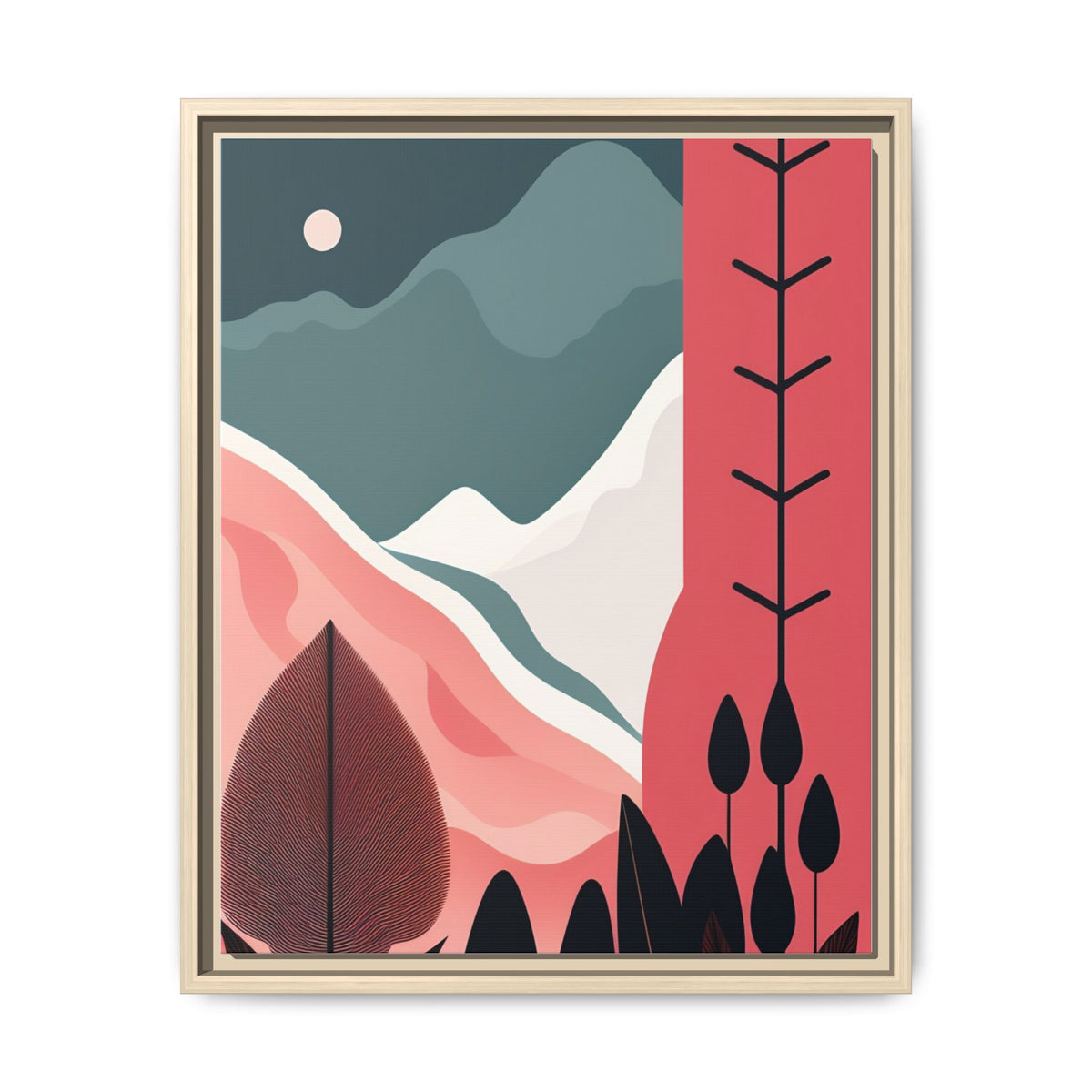 Matte Canvas, Framed (Multi-color)