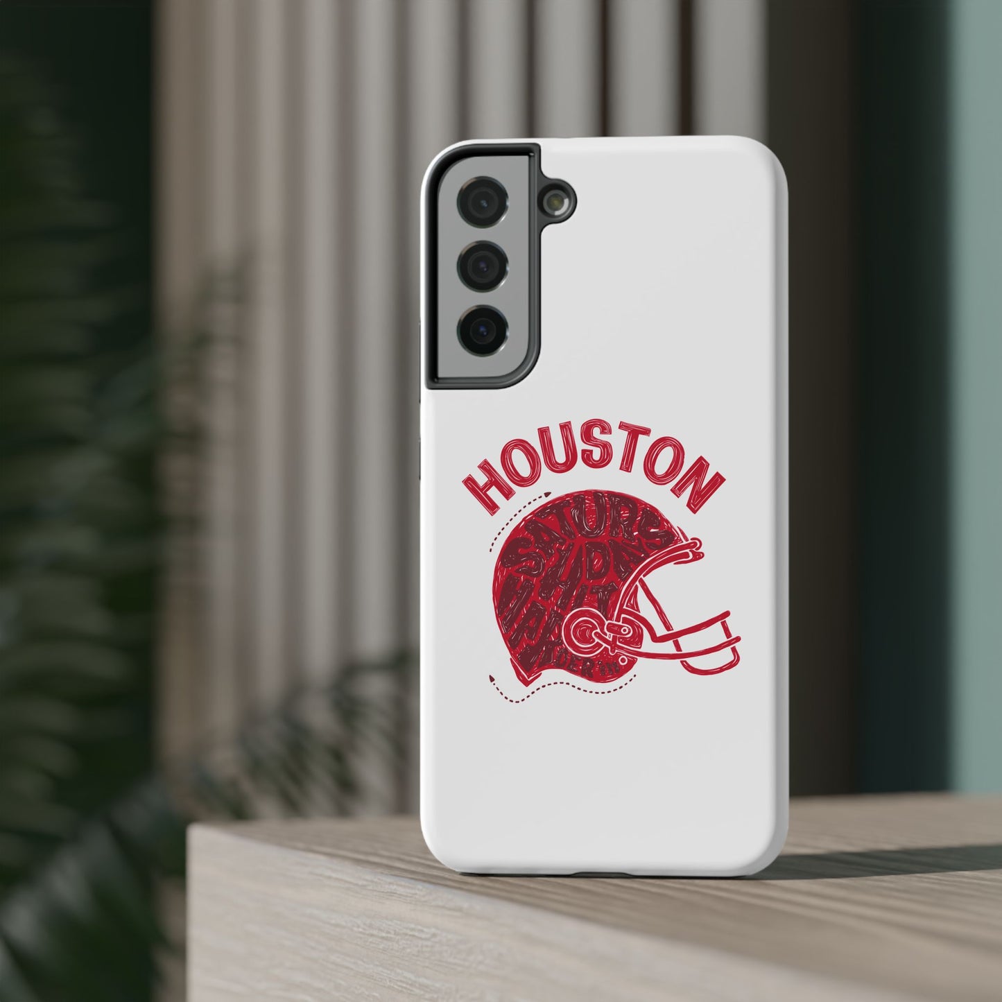 Houston Football Impact-Resistant Phone Case - Durable Design for Fans