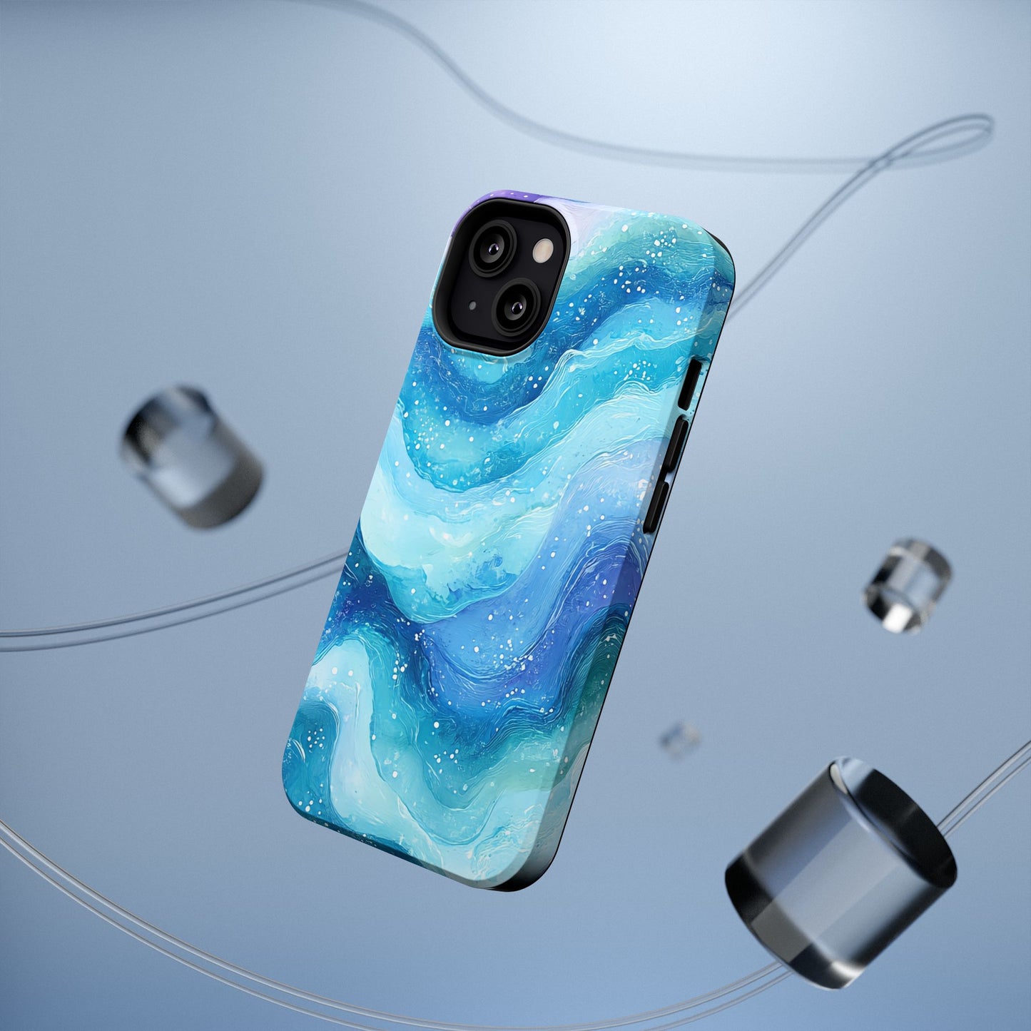 Ocean Wave Impact-Resistant Phone Case - Stylish and Durable Design