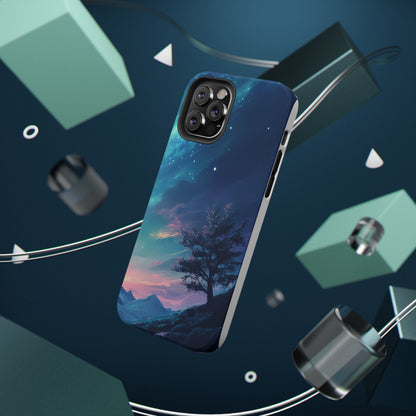 Stunning Galaxy Tree Impact-Resistant Phone Case