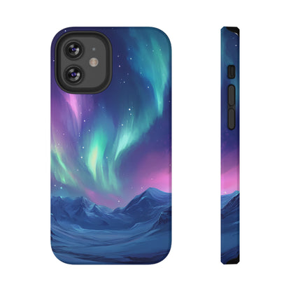 Aurora Borealis Impact-Resistant Phone Case - Colorful Northern Lights Design-2