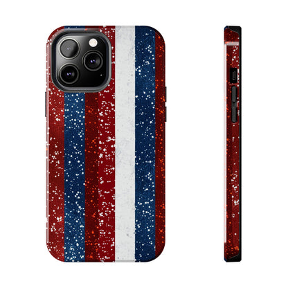 Patriotic Glitter Tough Phone Case