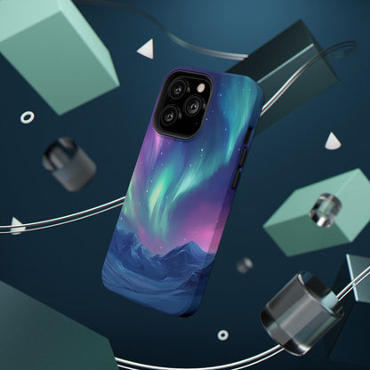 Aurora Borealis Impact-Resistant Phone Case - Colorful Northern Lights Design-2
