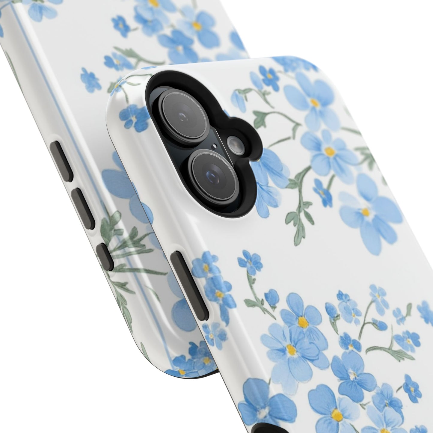 Blue Flower Design Floral Phone Case