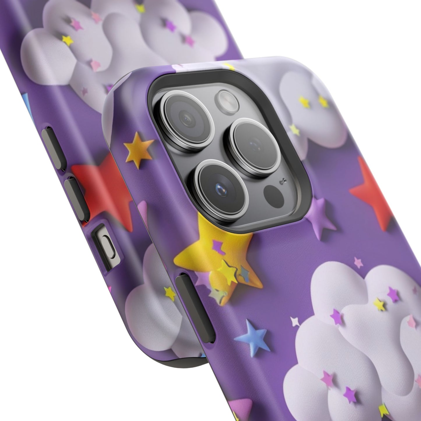Colorful Cloud & Star Phone Case