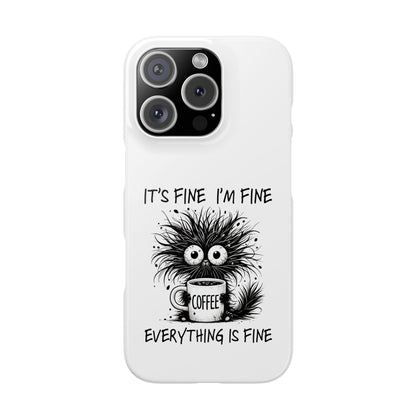 Funny Cat  - Slim phone Case
