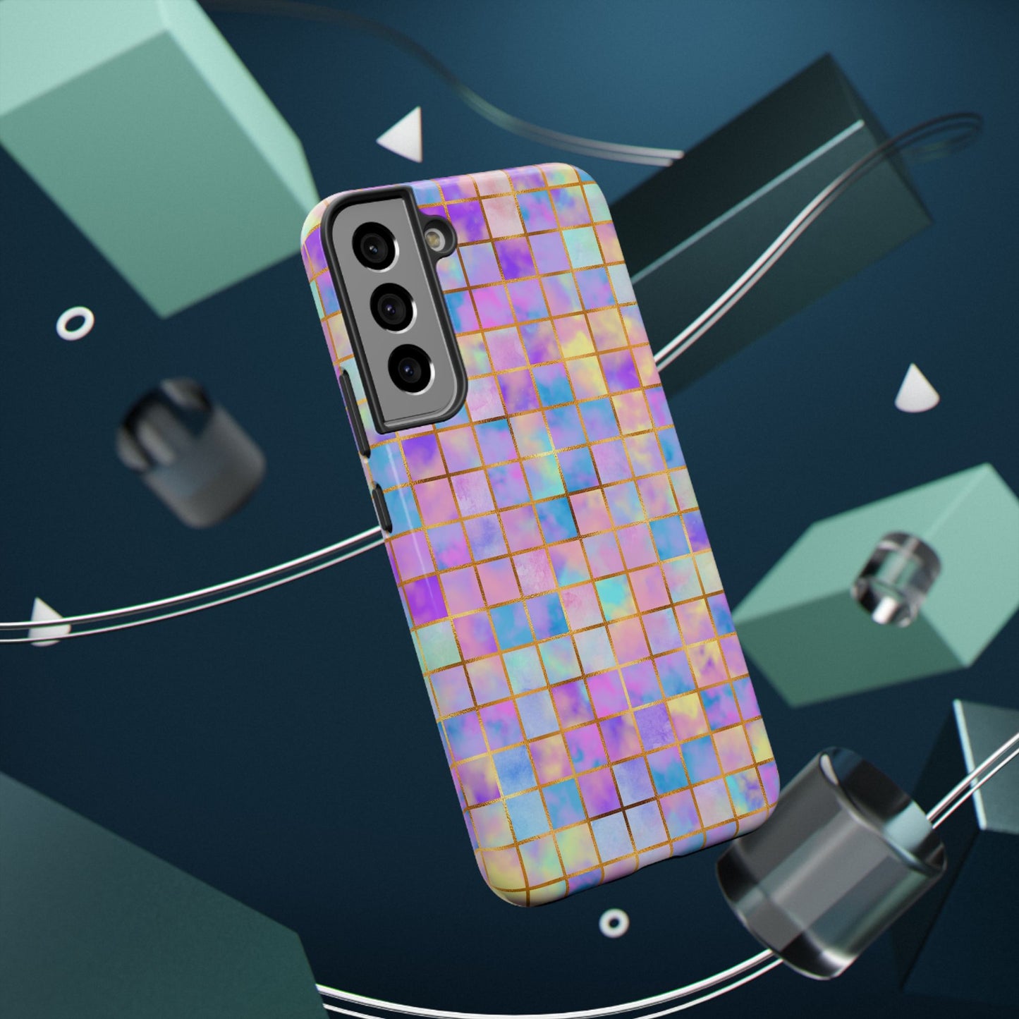 Colorful Mosaic Impact-Resistant Phone Case