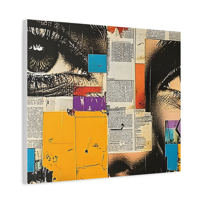 Canvas Wall Art -  Retro Pop Culture woman 4