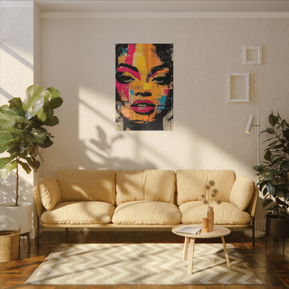 Canvas Wall Art - Retro Pop Culture Women 1